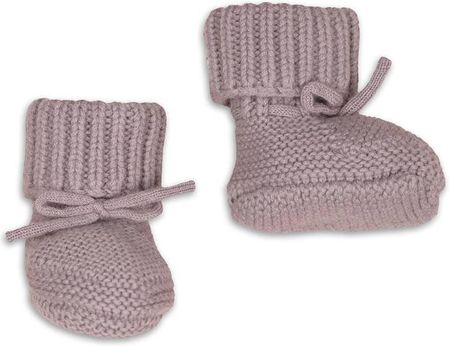 Lodger Buciki niechodki z wełny merino 100% różowe Rose 0-6 m - zdjęcie 5