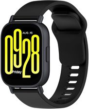 Zdjęcie Bizon Silikonowy Pasek Strap Watch Silicone Do Xiaomi Redmi 5 Lite Active Czarny - Bolesławiec