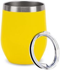 Zdjęcie Matero do Yerba Mate TermoLid Żółte 350ml z Pokrywką - Libiąż