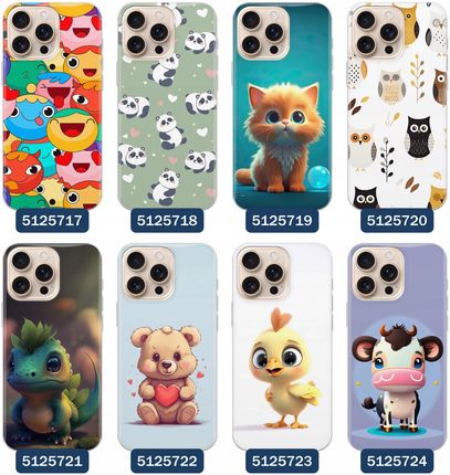 Etui do iPhone 16 Pro Max Dla Dziecka Lew Kotek Kaczka Kurczak - zdjęcie 2