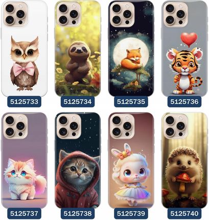 Etui do iPhone 16 Pro Max Dla Dziecka Lew Kotek Kaczka Kurczak - zdjęcie 3