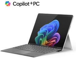 Laptop/Tablet 2w1 MICROSOFT Surface Pro Copilot+ PC, 11. edycja, 13 LCD Snapdragon X Plus/16GB/256GB SSD Platynowy + klawiatura do