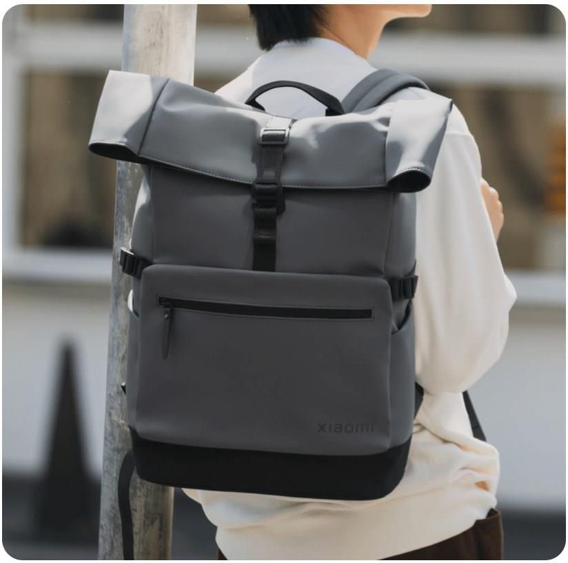 本当に信頼出来る店 Szary l 23 Backpack Casual Top Roll Xiaomi Plecak - i Ceny Clothing