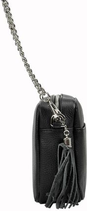 Torebka damska skórzana PIERRE CARDIN FRZ 1652 DOLLARO Czarna - zdjęcie 2