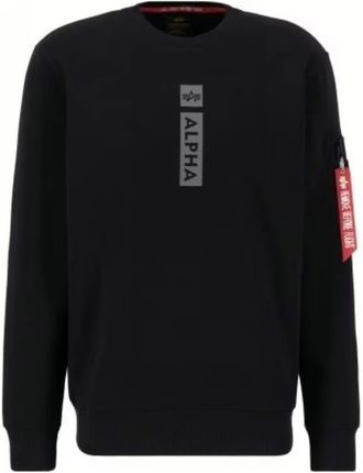Bluza Alpha Industries Alpha RP Sweater 146305 03 - Czarna • SKLEP PREMIUM ✓ • Kup teraz, zapłać za 30 dni | RATY 0% | GRATIS WYSYŁKA | ZWROT DO 365 D