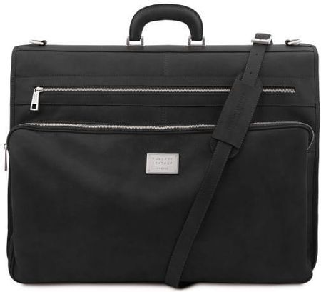 Tuscany Leather Papeete - skórzana torba podróżna do garnituru, kolor czarny TL142337
