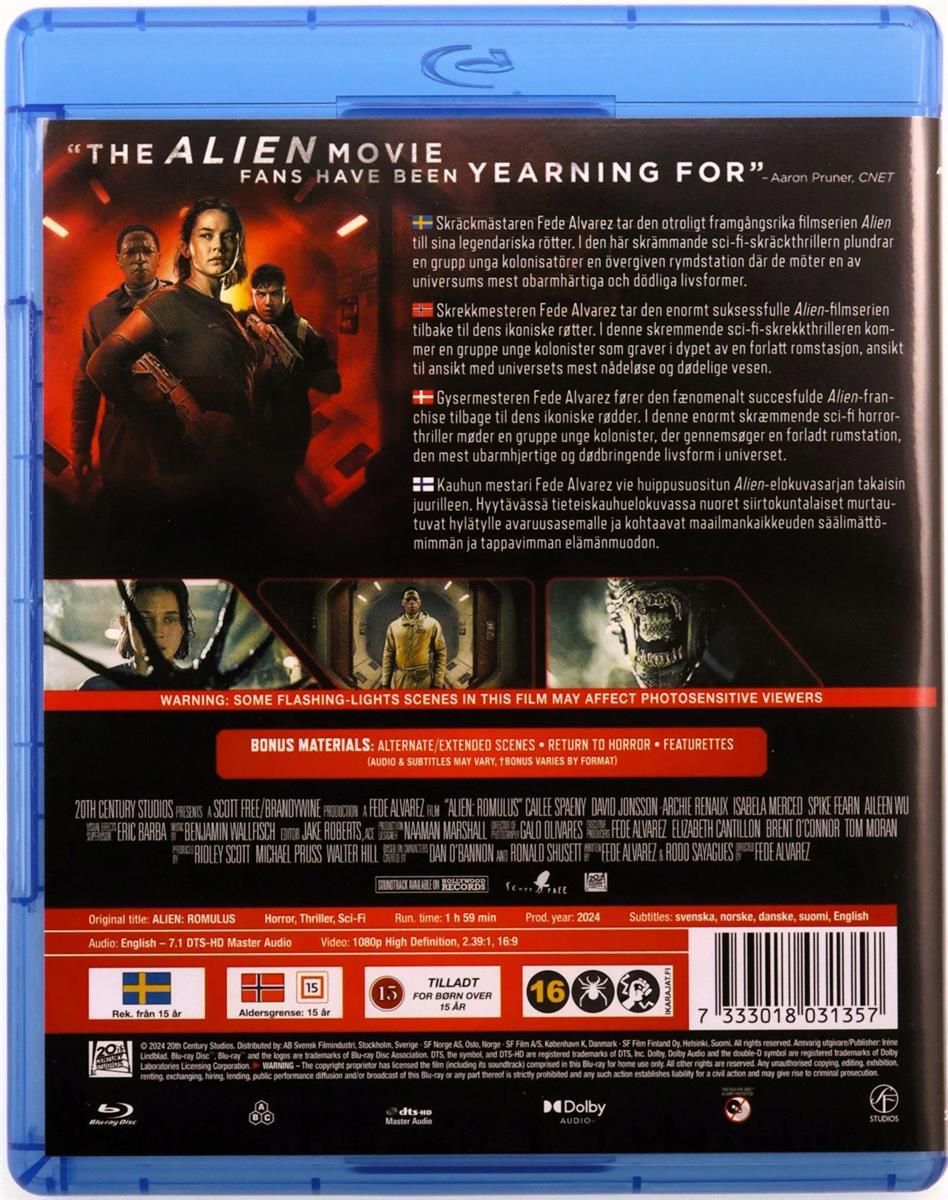 Film Blu-ray Alien - Romulus (Obcy - Romulus) (Blu-Ray) - Ceny i opinie ...