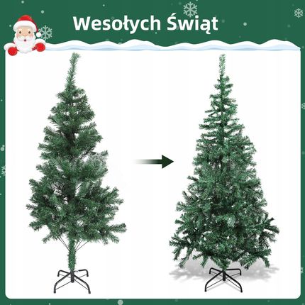 Aigostar Choinka Sztuczna Jak Żywa Sosna Świerk Jodła Gęsta Z Stojak 210cm - zdjęcie 2