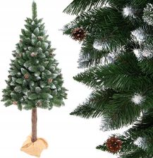 Stazer Choinka Na Pniu Sztuczna Jak Żywa Gęsta Zielona Świąteczna Ośnieżona 180cm