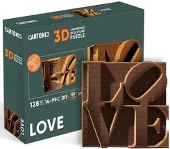 Zdjęcie Cartonic Puzzle 3D Kartonowe Love - Przemyśl