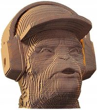 Zdjęcie Cartonic Puzzle 3D Kartonowe Three Wise Monkeys Hear Ne - Przemyśl