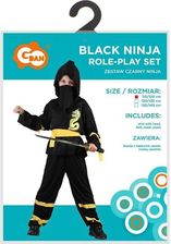 Zdjęcie Godan Strój Dla Dzieci Czarny Ninja Rozm 120/130Cm - Bydgoszcz