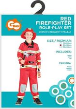Zdjęcie Godan Strój Dla Dzieci Czerwony Strażak Rozm 130/140Cm - Poznań
