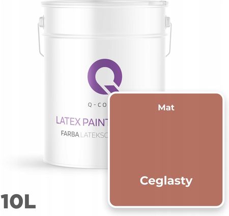 Q-Cover Farba Lateksowa Ceglasty H4728 Mat 10L - zdjęcie 5