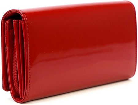 Portfel damski skórzany PIERRE CARDIN 07 SHINY 106 Czerwony - zdjęcie 2