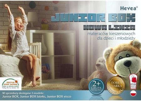 Hevea Materac Kieszeniowy Junior Box 180X80 Aloe Green Power - zdjęcie 2
