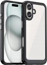 Etui Outer Space Case z żelową ramką do iPhone 16 Plus czarne
