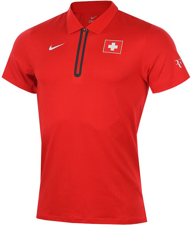 Nike RF ポロシャツ 赤 L 410508 i-nike-meska-rf-cross-polo-