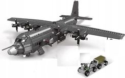 Zdjęcie Pan I Pani Gadżet Klocki Samolot Wojskowy Ac130 Air Gunship Statek Powietrzny Do Złożenia - Barczewo