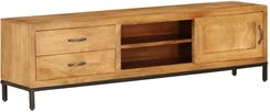 Zakito Szafka Pod Tv Retro Z Drewna Mango 140X30X40Cm Kolory Losowe (Z246786)