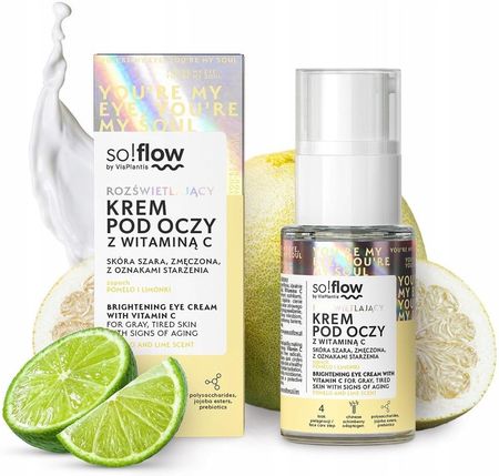 So!Flow Rozświetlający Krem Pod Oczy Z Witaminą C 15Ml