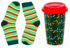 Zdjęcie Panon Zestaw Kubek Termiczny Ceramiczny 280Ml Skarpetki Holly Jolly - Swarzędz