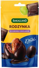 Zdjęcie Foodwell Bakalland Rodzynki W Gorzkiej Czekoladzie 62g - Andrychów