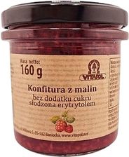 Zdjęcie Vitapol Konfitura Z Malin Słodzona Erytrytolem B C 160g - Małomice