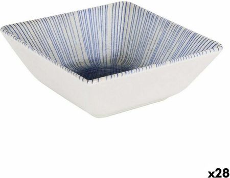 Miska na Przekąski La Mediterránea Irys Porcelana 13 x 13 x 5 cm (28 Sztuk)