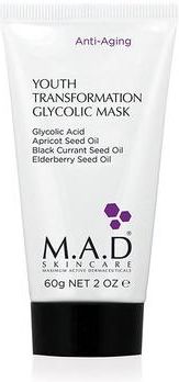 M.A.D Skincare Wygładzająca I Przeciwzmarszckowa Maska Z Kw. Glikolowym 60g