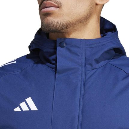 Kurtka męska adidas Tiro 24 Stadium Parka niebieska IR9495 - zdjęcie 4