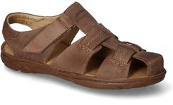 Zdjęcie Sandały Polbut SA07/08 Brązowe nubuk - Jedwabne