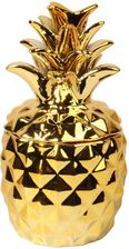 Zdjęcie Goliat Ceramiczna Mała Szkatułka Ananas W Kolorze Złotym (An2) - Trzcianka