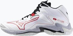 Zdjęcie Buty Do Siatkówki Mizuno Wave Lightning Z8 Mid White/Salsa/Black - Zielonka