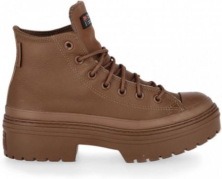 Damskie buty Converse Chuck Taylor All Star Lugged Heel Platform Waterproof - brązowe