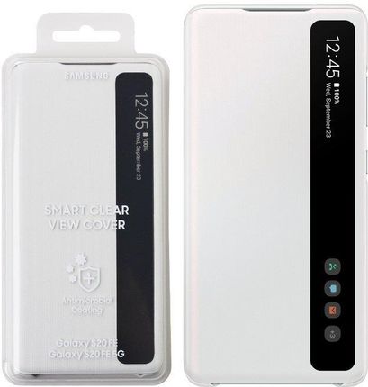 Samsung Galaxy S20 Fe Etui Smart Clear View Cover Ef Zg780Cwegww Białe