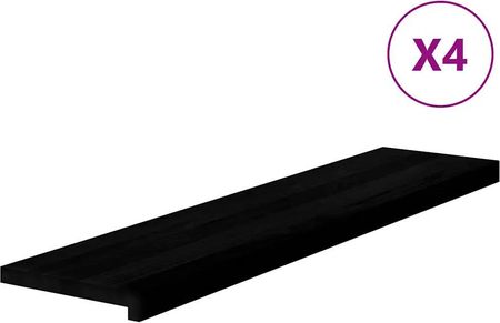 vidaxL Stopnie Schodowe Brązowe 110x30x2cm Lite Drewno Dębowe 4szt. 3283023 - zdjęcie 3