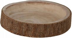 Miska z drewna paulownia 25 cm g��boki talerz Na Owoce Bi�uteri� Misa Eko 1759472168