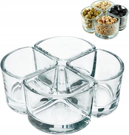 Miseczki Salaterki Szklane Na Przekąski Sos Dip Zestaw 4szt 1758967796