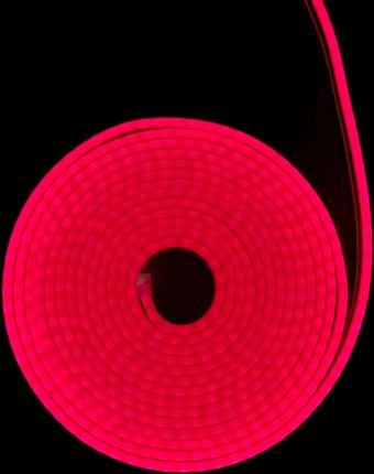 ZESTAW NEON LED FLEX RÓŻOWY 5m 12V + ZASILACZ