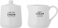 Zdjęcie Bloomingville Wendy Cukiernica i Mlecznik Zestaw 2 El Biały 1755380704 - Ząbki