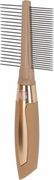 Magic Brush Fur Comb Grzebień Dwustronny Do Czesania Psa Kota Złoty - zdjęcie 3