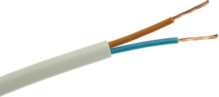 Elektrokabel Omyp 300/300V H03Vvh2-F 2x0,75 Biały