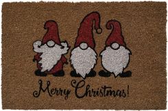 Zdjęcie Wycieraczka Kokosowa Świąteczna Skrzaty Trzy 12X400X600 Beżowa - Czyżew