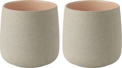 Stelton Filiżanki Emma 220ml Zestaw 2szt. Różowe Kamionkowe