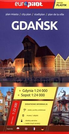 Plan Miasta EuroPilot. Gdańsk Gdynia Sopot plastik