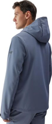 Kurtka męska softshell 4F M283 denim 4FWAW24TSOFM283 32S - zdjęcie 3