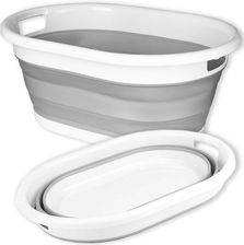 Zdjęcie Miska składana owalna AIDA cm biało-szara COMPACT 25L - Dynów