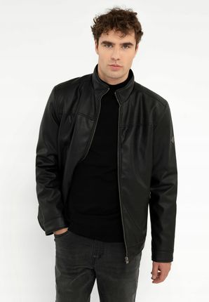 Męska Kurtka Z Ekoskóry Czarna Volcano J-fitt L