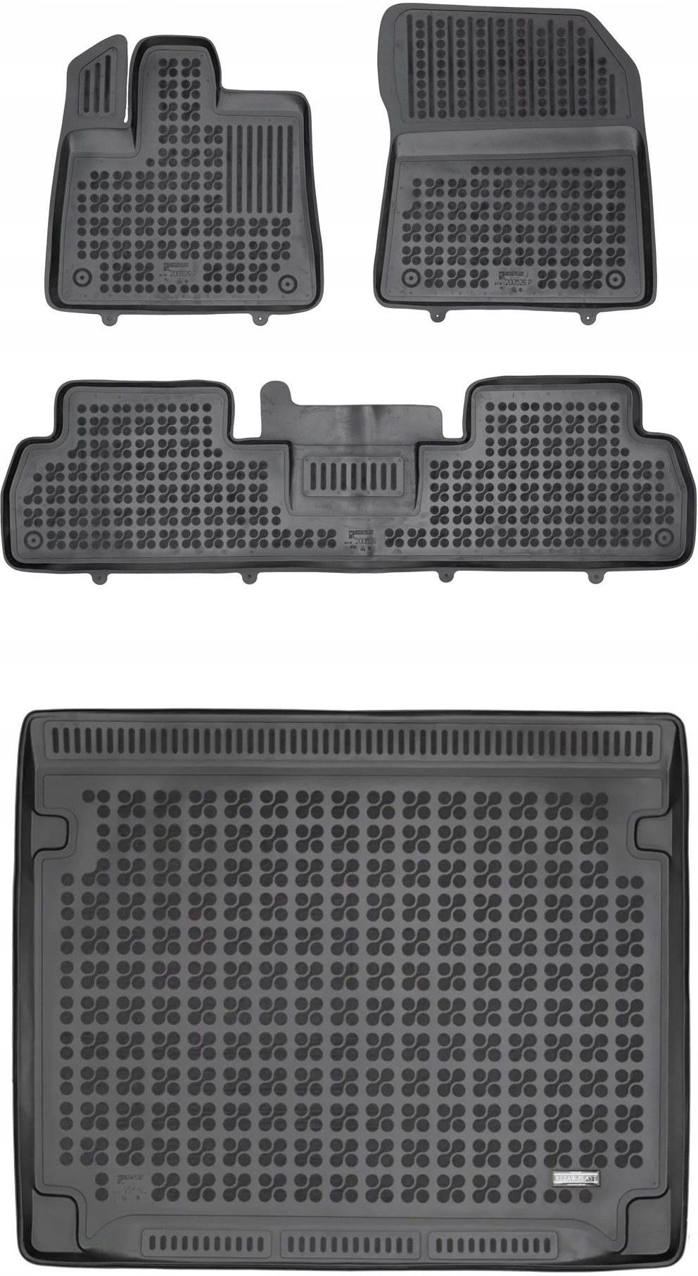 Protección Suelo Vehículo MOTOS Juego De Alfombrillas De Goma Para Coche Y Alfombrilla De PE Para Maletero Adecuado Para Fiat Doblo III Desde 2022 Mejora La Comodidad De Tus Viajes Con La